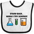 thumbnail image 3 of Inktastic Stand Back, While I Try Science Boys or Girls Baby Bib, 3 of 4