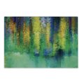 thumbnail image 1 of Watercolor Flower Cutting Board, Abstract Style Spring Floral Watercolor Style Painting Image Nature Art, Decorative Tempered Glass Cutting and Serving Board, Small Size, Green Yellow, by Ambesonne, 1 of 1