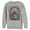 Athletic Heather, variant on Men's Star Wars: The Mandalorian The Child Starry Night Sweatshirt Athletic Heather Small