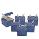 thumbnail image 3 of 50 cajas de dulces de boda cuadradas con cinta dorada Innovadora caja de cartón para fiestas AniversarioS Blue Star Sky, 3 of 10