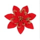 thumbnail image 5 of 12 piezas de flores de Pascua con purpurina navideña, flores artificiales de Navidad, adornos para árbol de Navidad, decoración de Año Nuevo para Navidad, 5 of 5