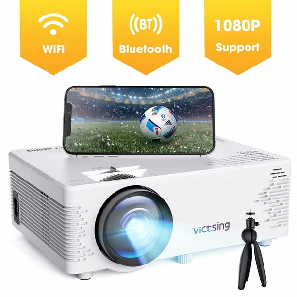 22 Upgrade Victsing Mini Projector Screen Mirroring Bluetooth Function 3800 Lux Portable Home Theater 1080p And 170 Display Supported Compatible With Tv Stick Ps4 Vga Hdmi Av Sd Usb Walmart Com