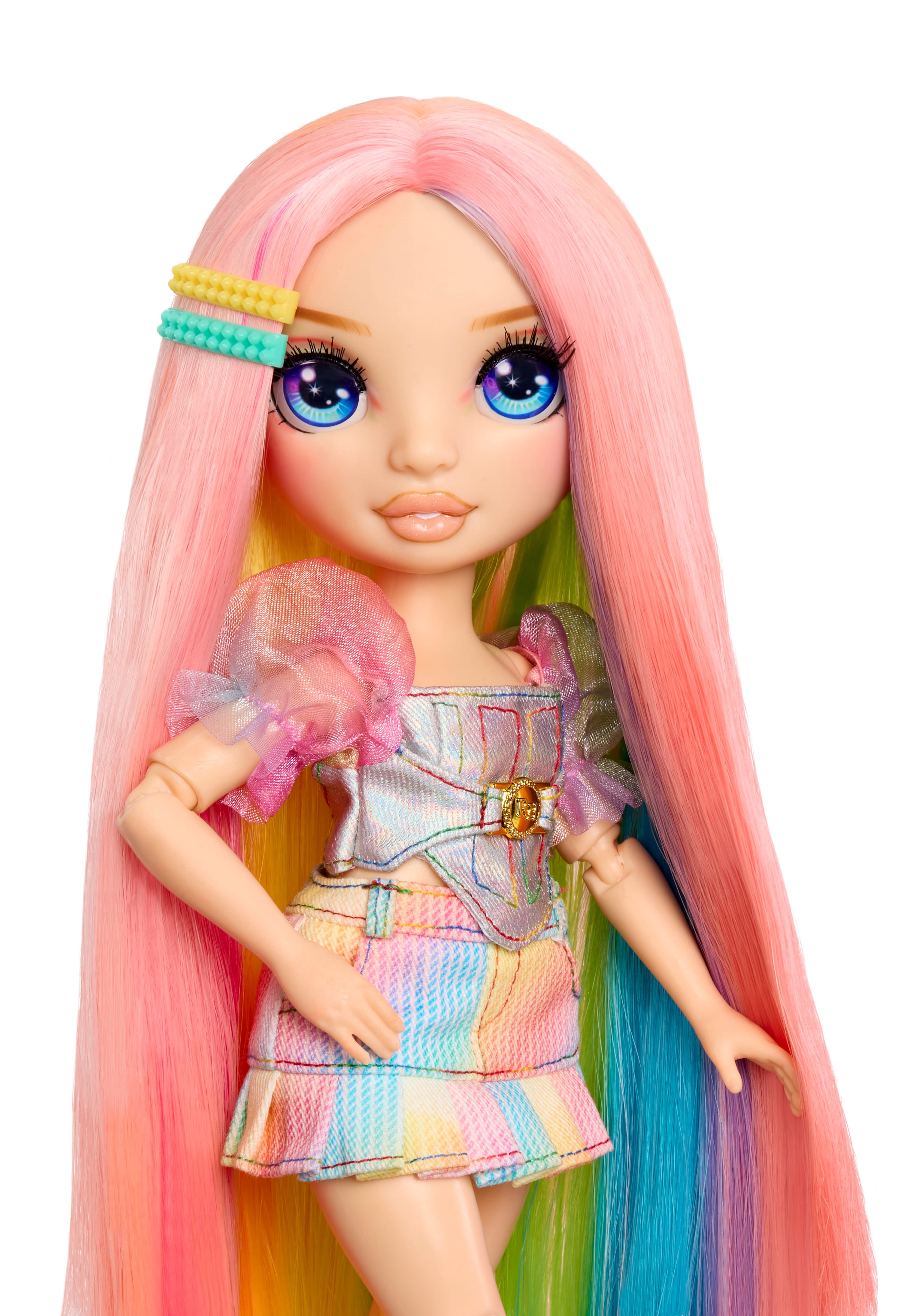 Rainbow High Amaya's Hair Studio - Create Sparkle Shimmer Hair with Exclusive Doll, Extra Long Washable Hair Color & Doll Clothes and Accessories- Fun Playset for Kids Ages 4+