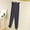 Dark Gray, variant on Women's Soft Loungewear Pants, Elastic Waist, Relaxed Jogger Style Trousers for Home & Leisure Time Purple L