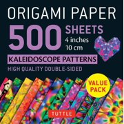 TUTTLE PUBLISHING Origami Paper 500 Sheets Kaleidoscope Patterns 4 (10 CM): Tuttle Origami Paper: Double-Sided Origami Sheets Printed with 12 Different Colorful Patterns (Other)