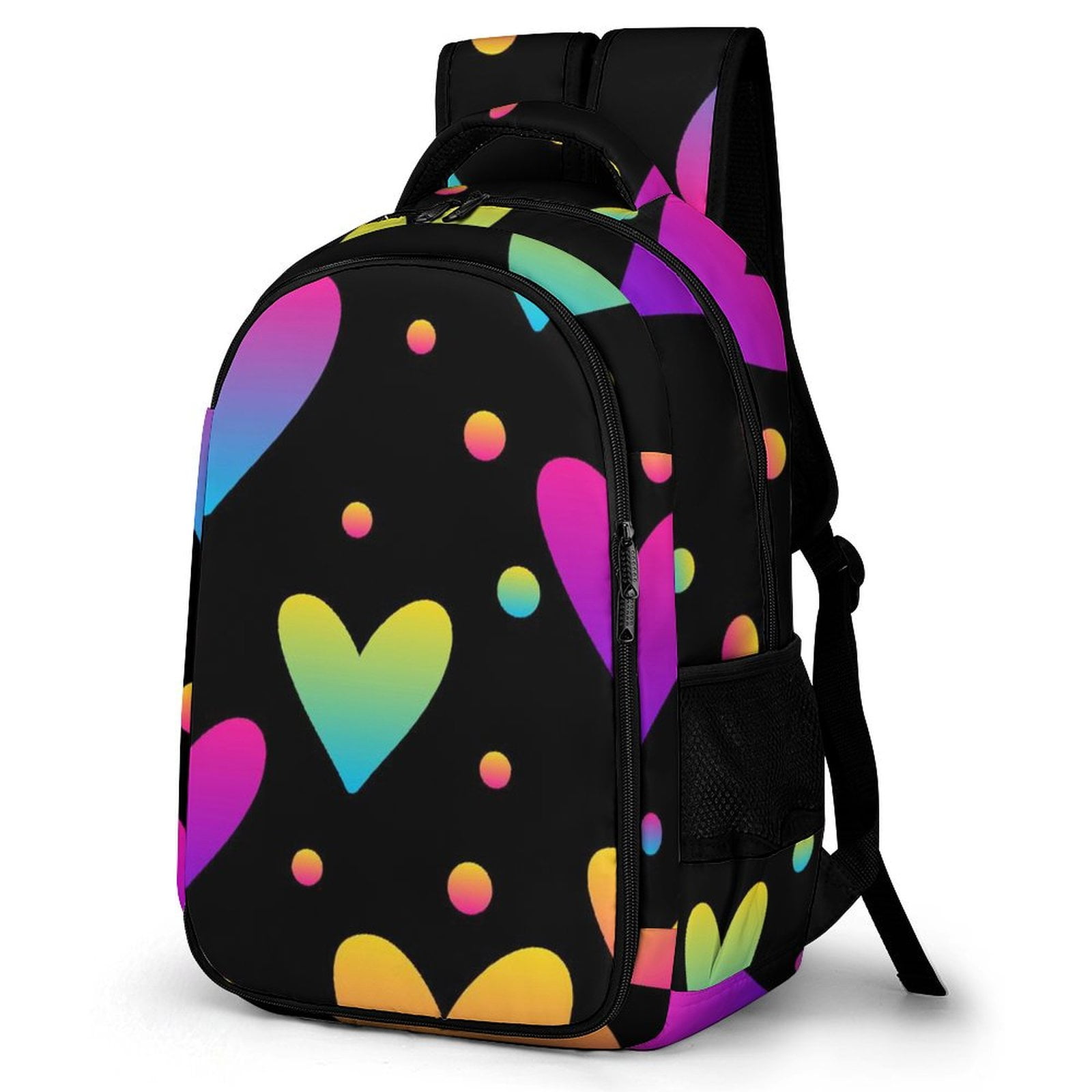 Black rainbow backpack deals