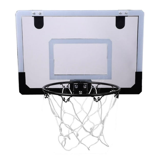 Mini panier de basket-ball monté mural intérieur pour porte suspendue panier  de basket-ball avec 2 balles et pompe à air pour enfants et adultes Chambre  Bureau Sport Game