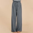 thumbnail image 1 of Pantalones Casuales De Mujer, Pantalones Largos De Pierna Ancha Para Mujer Para La Vida Diaria ANGGREK Gris L, 1 of 5