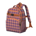 thumbnail image 2 of Colorful checkered backpack, lightweight backpack with Moroccan plaid prints, ideal birthday gift, 2 of 6