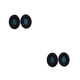 thumbnail image 4 of Methold Cojín para auriculares, almohadillas para los oídos, cubierta de protección de malla para juegos profesionales, reemplazo para auriculares Negro+Azul 2piezas, 4 of 5