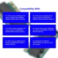 thumbnail image 4 of SSD A M.2, Tarjeta de Interfaz 2013 2014 2015 Orejeras para adaptador de conversión ngff adecuado para air pro, 4 of 7
