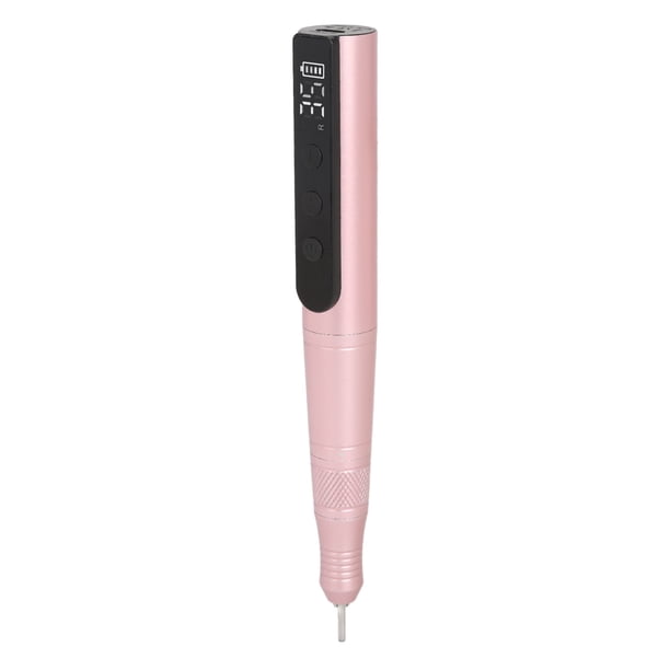 Juego De Limas De Uñas Eléctricas, Amoladora De Uñas Ajustable De 35000 Rpm Recargable Con 6 Cabezales De Pulido Para Manicuras