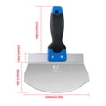 thumbnail image 4 of Raspador de pintura para trabajadores de la construcción, herramienta de pintores, cuchillo para masilla, 4 of 7