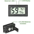 2Pack Digital Humidity Monitor Hygrometer Thermometer, Indoor Room