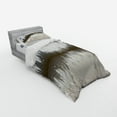 thumbnail image 2 of Ambesonne Forest Bedding Set 3 Pcs, Northern Nature Pattern, Twin XL, Cream Grey Brown, 2 of 2