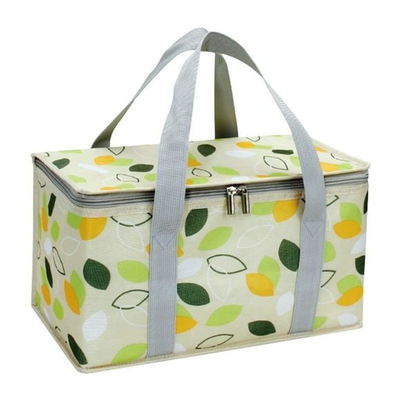 Birdeem Outdoor Large Capacity Picnic Bag Camping Picnic Basket Travel Picnic Bag Portable Bento Bag Thermal Insulation Bag