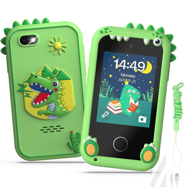 Smartphone Toy SnowCinda para niños con pantalla táctil de 2.8 pulgadas, 20 juegos
