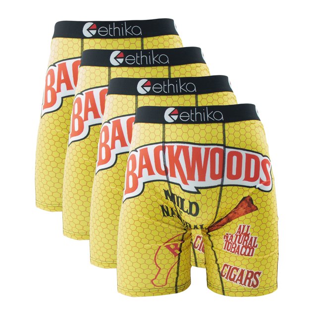 4Pcs Sexy Men Underwear Boxer Shorts Cueca Male Printed Panties Lingerie Men Underpants Boxershorts Plus Size Boxer Briefs XXXL 4-1058 L
