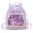 Purple, variant on H9in 23cm Kuromi Cartoon Small Backpack Female Fashionable Double Shoulder Mini Schoolbag