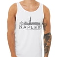 thumbnail image 2 of Skyline Naples Italy Tank Top Unisex Small White, 2 of 5
