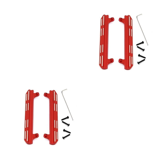 Vogacara 1 par de placas laterales de Metal, deslizadores de Pedal, suministros para automóviles, equipo, piezas de repuesto para Jimny Rojo 2piezas