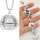 thumbnail image 1 of 2023-multi-layer Photo Pendant Opened Album Necklace Memory Album BoxWhite Gold, 1 of 3