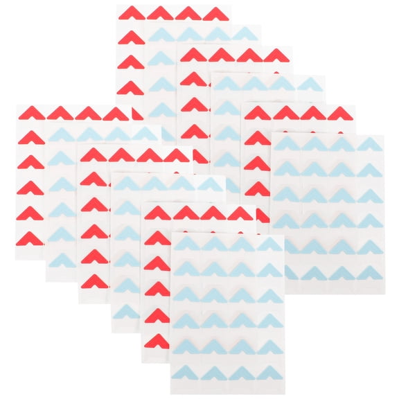 480 Pcs Self Adhesive Photo Corners for Scrapbooking Albums Red