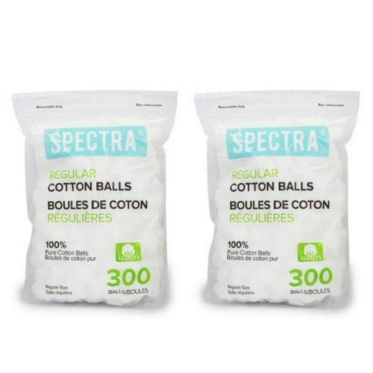600 Regular Size Pure 100% Cotton Balls Makeup Cosmetics Nail