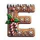 thumbnail image 2 of Uuiauoio 26 Gingerbread Alphabet Ornaments, Letters Christmas Ornament, 26 Initial Candy Cane Letter Pendant with Berries Pattern, Xmas Hanging Alphabet Letters for Christmas Tree Craft(E), 2 of 5