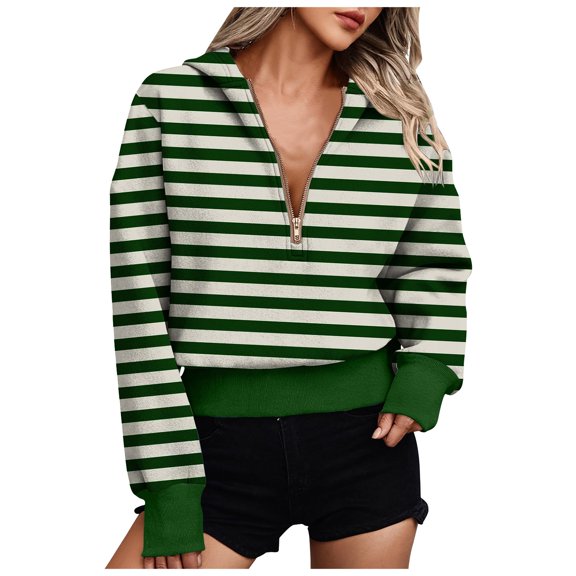 Sweatshirts For Teen Women Long Sleeve Print Casual Zipper Graphic Hoodies Drawstring Pullover Oversized Hoodies