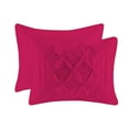 thumbnail image 3 of 100% Egyptian Cotton 3Pcs Tufted Pattern Duvet Set - Solid (Hot Pink, King/Cal-King), 3 of 5