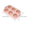 thumbnail image 3 of Juego de 2 moldes de silicona para utensilios de cocina para hornear chocolate, color rojo, 3 of 6