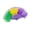 Purple, variant on ANXPTIME Colorful Feathered Fan Retro Handheld Folding Fan Flapper Hand Fan for Party