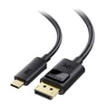 thumbnail image 1 of Cable USB C a DisplayPort 1.4, 1,8 m, 8K @60Hz, 4K @240Hz, negro, 1 of 7