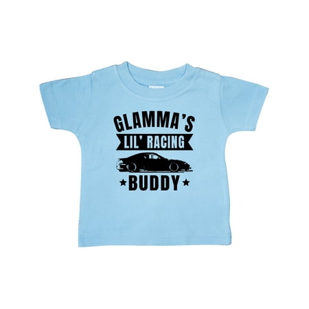

Inktastic Glammas Lil Racing Buddy Gift Baby Boy or Baby Girl T-Shirt