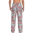 thumbnail image 3 of Daiia Cartoon Hearts Men's Sleep Pant with Pockets and Drawstring,Pajama Pants-XX-Large, 3 of 9