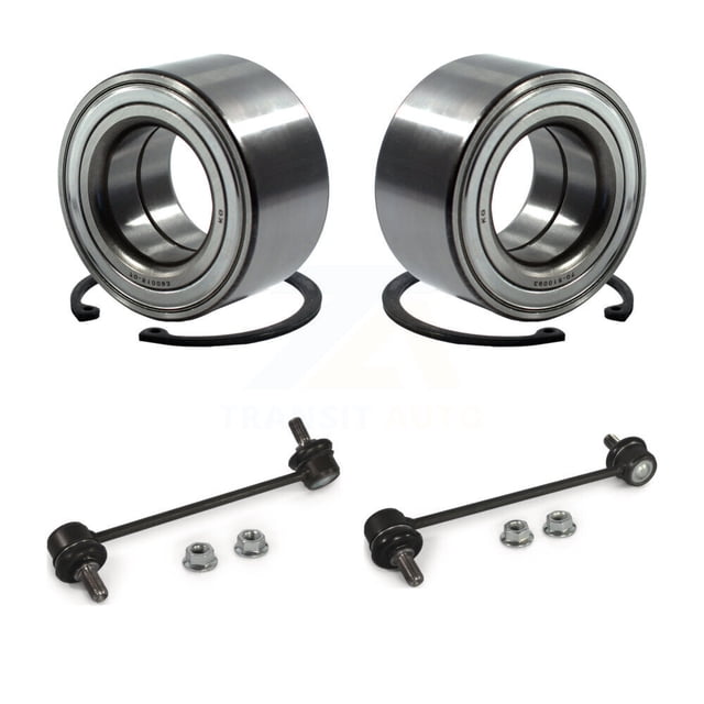 Transit Auto Front Wheel Bearing and Link Kit for Car 2010-2013 Kia Soul - Left Right Side (Driver Passenger) K77-100453