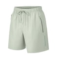 thumbnail image 4 of Besolor Men's Running Shorts Drawstring Elastic Waisted Lightweight Breathable Quick Dry Workout Outdoor Shorts with Pocket(XX-Large,Green), 4 of 7