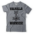 thumbnail image 5 of Men's Valhalla T-Shirt Valhalla Warrior Tee Viking Warrior T-Shirt Viking Patriotic Tee, 5 of 6