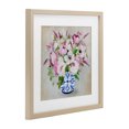 thumbnail image 3 of Stupell Industries Pink Flower Chinoiserie Birch Framed Print Under Glass design by Janet Tava, 16 x 16, 3 of 10