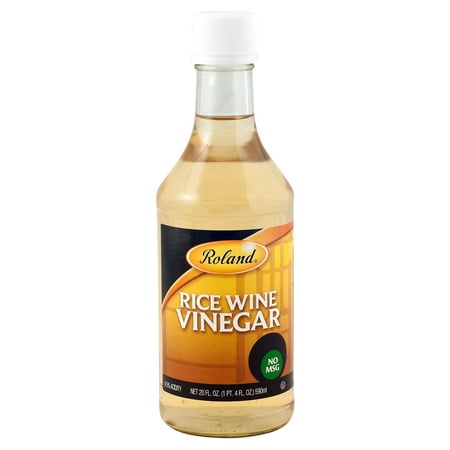 Ginger Rice Vinegar - (2 Pack) Roland Unseasoned Rice Wine Vinegar, 20 Oz