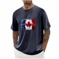 thumbnail image 1 of Pisexur T-shirts pour Hommes, Imprimé Col Rond Mode Décontractée Manches Courtes Blouses Chemises Bleu Foncé, Chemises de Golf 4TG Hommes & Chemises Hommes, 1 of 6