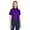 CAMPUS PURPLE, variant on Ash City - Core 365 Ladies' Optimum Short-Sleeve Twill Shirt