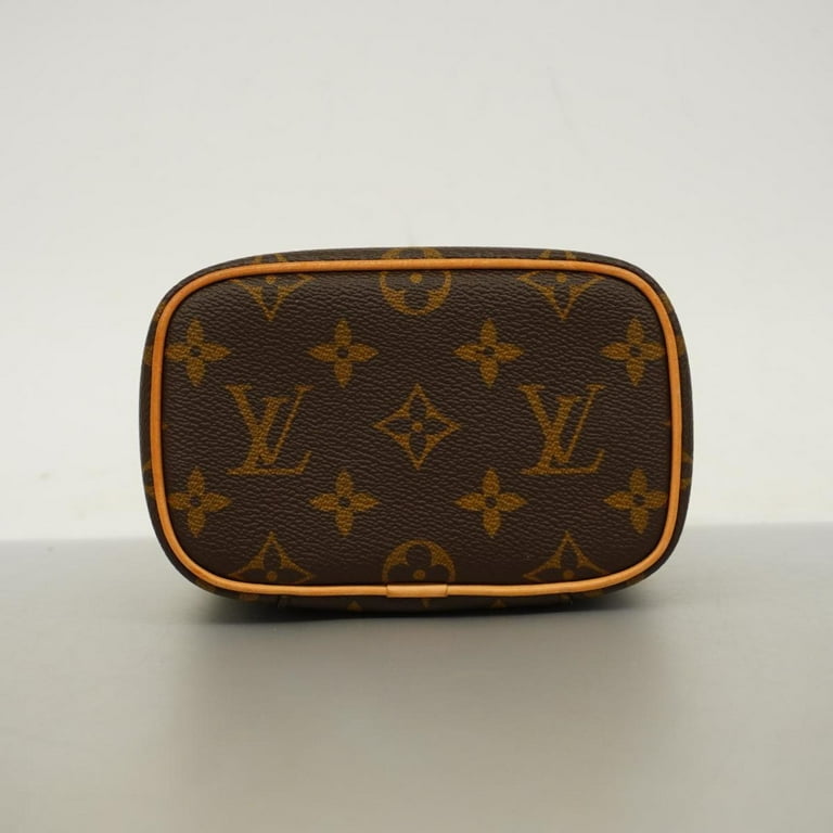 Pre-Owned Louis Vuitton Pouch Monogram Nice Nano M44936 Brown 