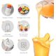 thumbnail image 5 of Batidora de Frutas Portátil, Mini Batidora USB para Batidos, Batidos, Zumos de Frutas, Batidora Portátil 500ml 6 Cuchillas para Deporte y Viajes, Sin BPA, 5 of 5