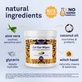 thumbnail image 3 of Petpost | Cat Ear Cleaner Wipes - 100 Ultra Soft Cotton Pads in Coconut Oil Solution - Remedy for Cat Ears, 3 of 10