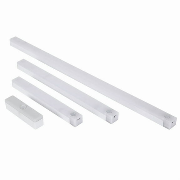 LED Strip Light Rechargeable Motion Sensor Night Light Portable Sensor Cabinet Light Kitchen Stair Lighting White Light,4 * night light