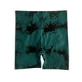 thumbnail image 2 of uublik Athletic Shorts for Women Butt Lifting Tie Dye Super Soft High Waisted Running Shorts Green, 2 of 3