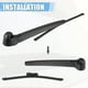 thumbnail image 5 of Conjunto de brazo de limpiaparabrisas trasero Unique Bargains VW Golf MK6 Hatchback negro, 5 of 7