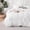 White, variant on Sleep Zone Twin Duvet Cover 3pc Set Soft Seersucker , All-Season Adaptable, White